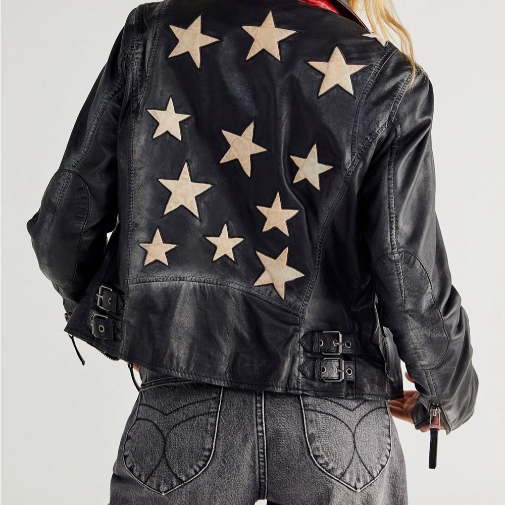Mauritius Christy Leather Moto Jacket - Picture 12 of 16